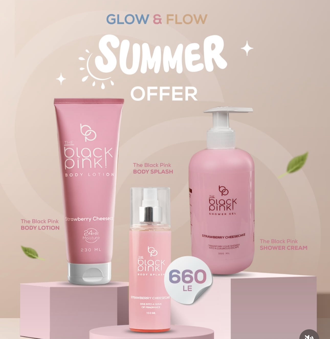 Strawberry Cheesecake (All in one glow bundle)