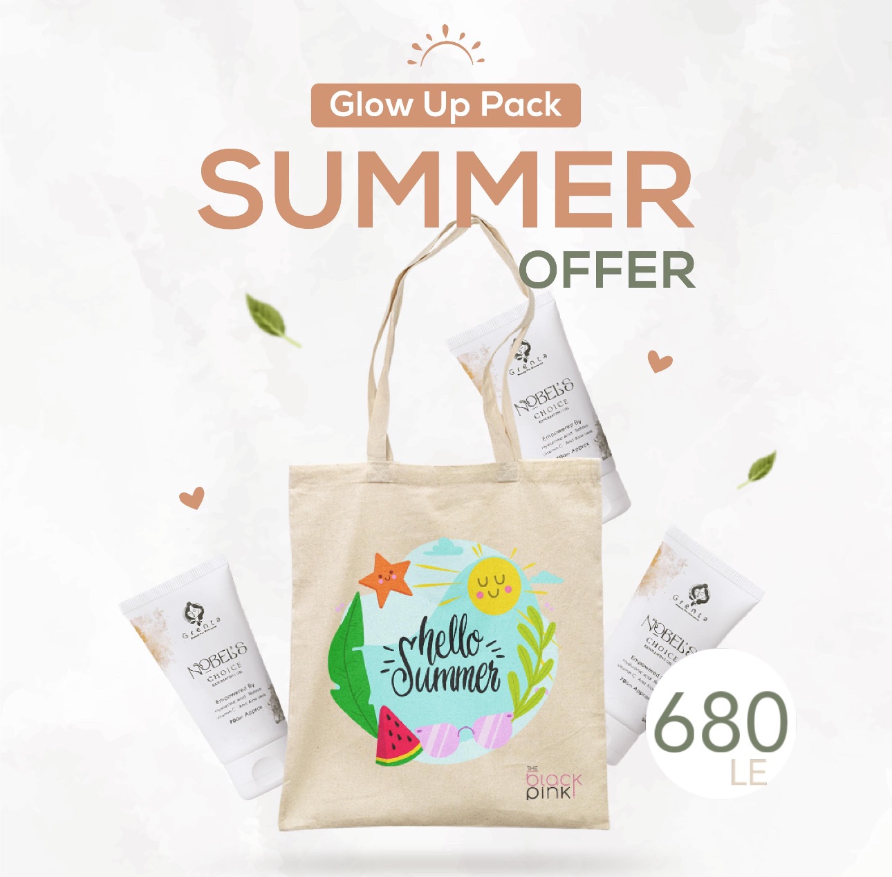 Nobel’s Choice Exfoliating Gel Triple Glow Bundle + Tote Bag